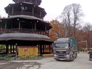 Englichscher Garten Lieferung Christbäume