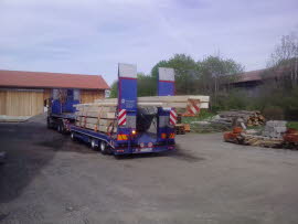 Transport Dachstuhl 1