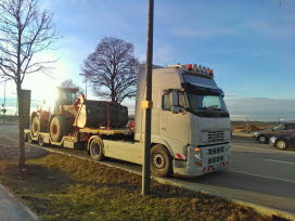 Transport Doosan Lader 1