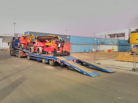 Bühnentransport Bauma 2016 1